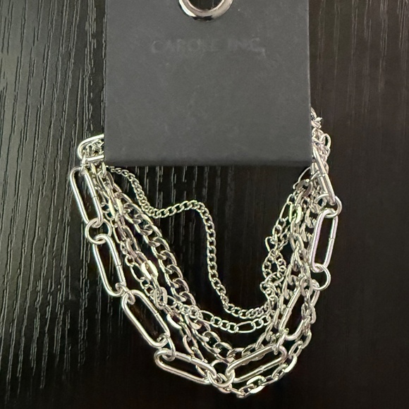 CAROLE INC SILVERTONE 5 BRACELETS - Picture 2 of 2